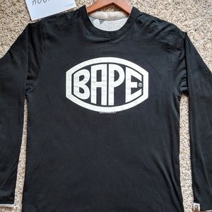 BAPE STARS REVERSIBLE CREWNECK LONG SLEEVE